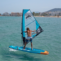 Thumbnail for Aqua Marina 10’6″ Blade Windsurf 2022 Inflatable Paddle Board 5m sail rig lifestyle