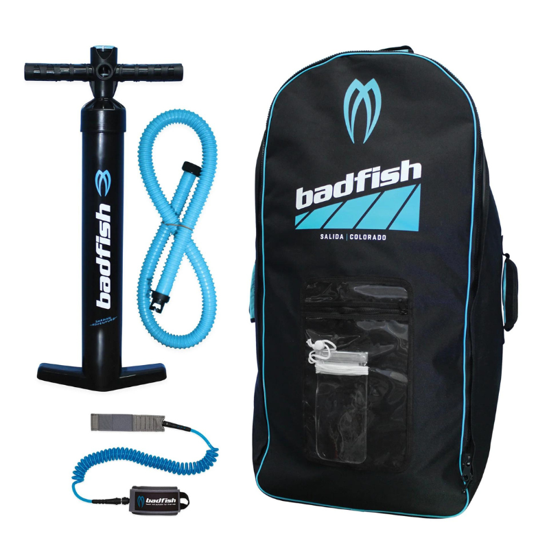 Badfish 12'6” iShape Inflatable Paddle Board SUP accessories