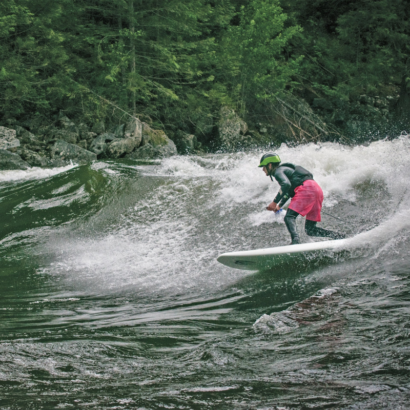 Badfish 6’4” River Surfer Surfboard - Lifestyle