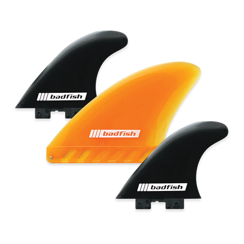 Badfish 9'6” Rivershred Inflatable Paddle Board SUP fins