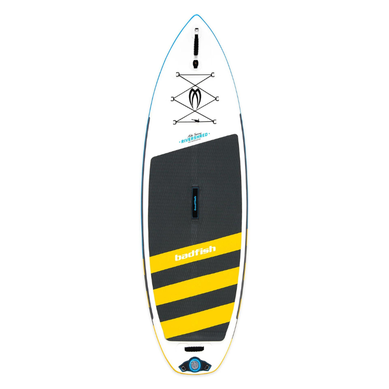 Badfish 9'6” Rivershred Inflatable Paddle Board SUP front