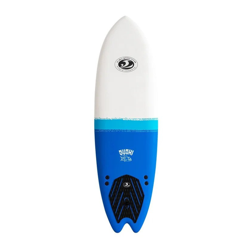 CBC 6'2" Sushi Foam Surfboard Soft Top front