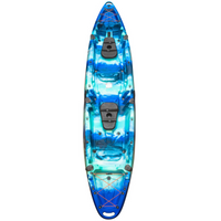 Thumbnail for Vanhunks 12' BlueFin Tandem Fishing Kayak - Good Wave
