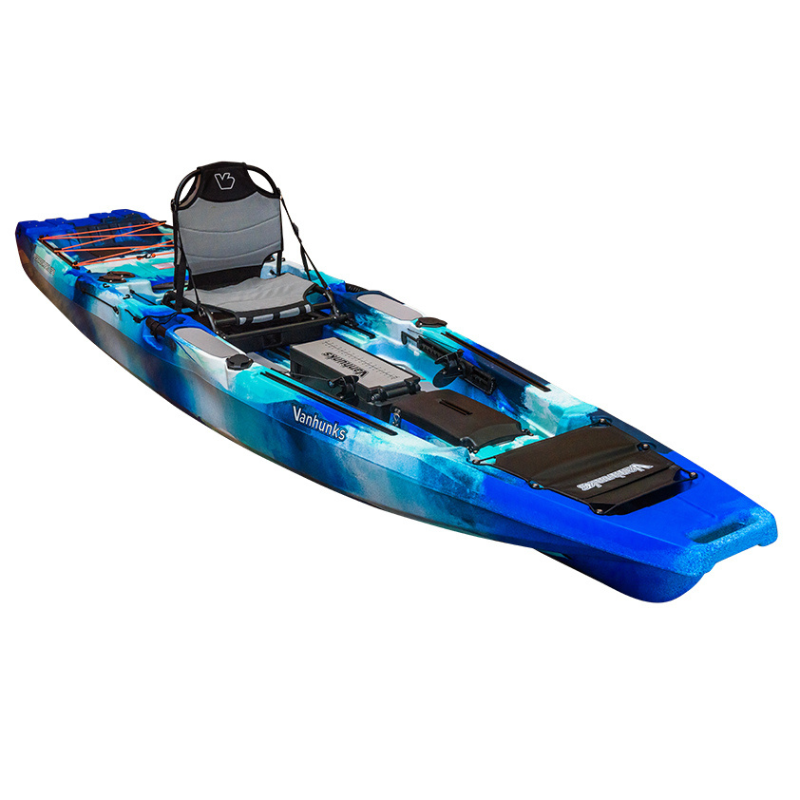 Vanhunks 13’ Elite Pro Angler Kayak with Storage Box - Good Wave