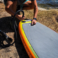 Thumbnail for Voltsurf 11’0 Rover Stand Up Paddle Board Inflatable SUP - Orange Rail - Good Wave