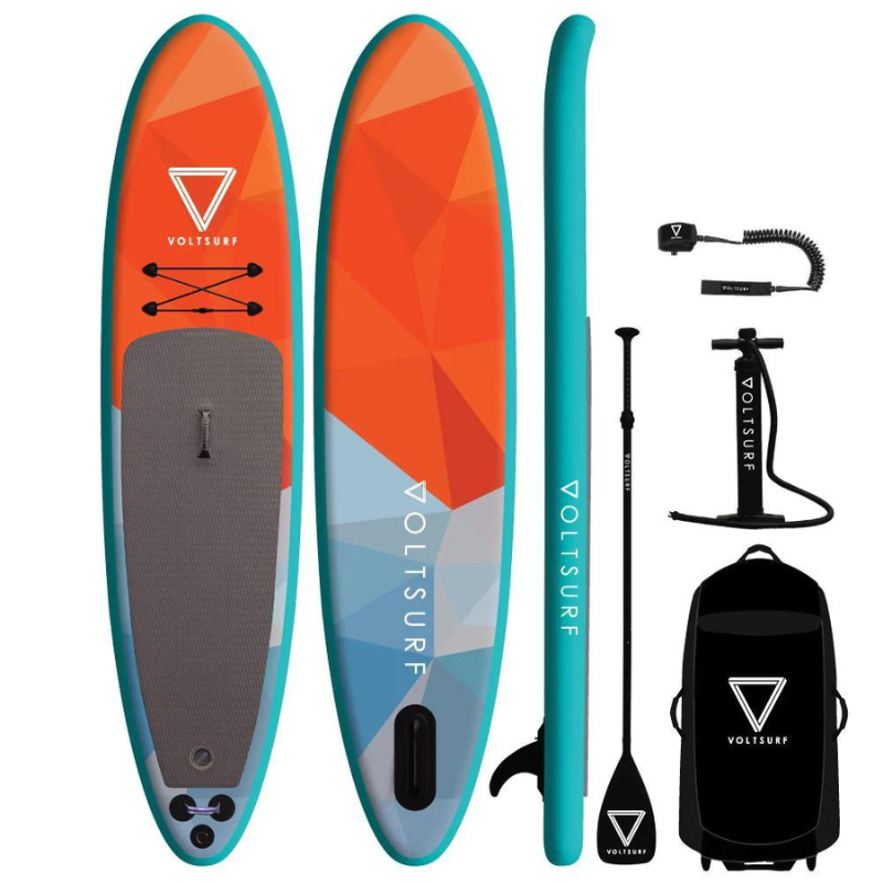 Voltsurf 11’0 Rover Stand Up Paddle Board Inflatable SUP - Turquoise Rail - Good Wave