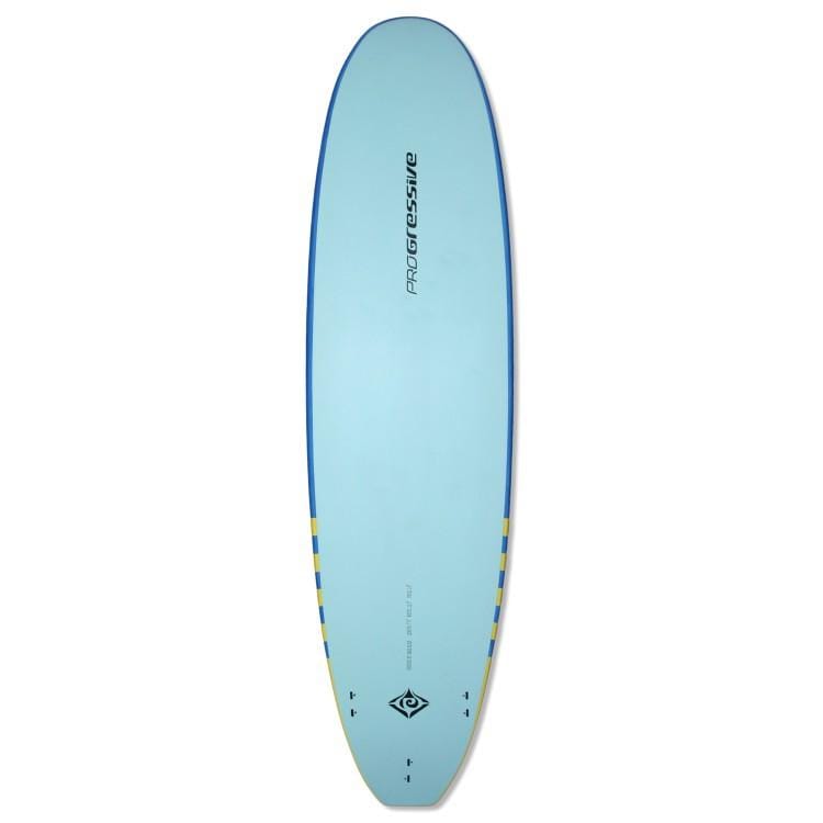 Bottom of 7'6 Progressive Soft Top Funboard Surfboard