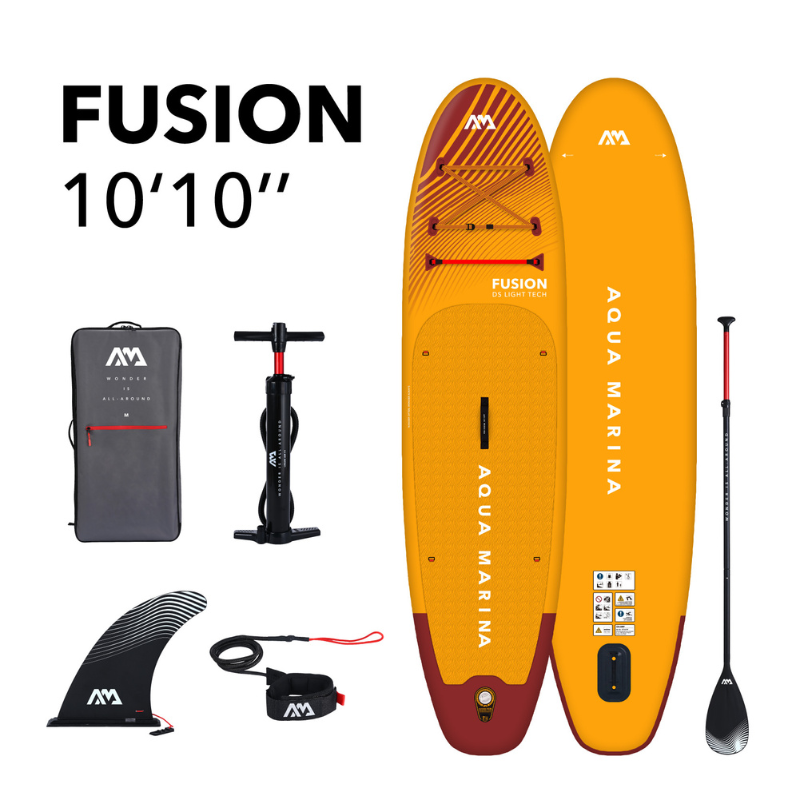 Aqua Marina 10’10” Fusion 2023 Inflatable Paddle Board SUP package
