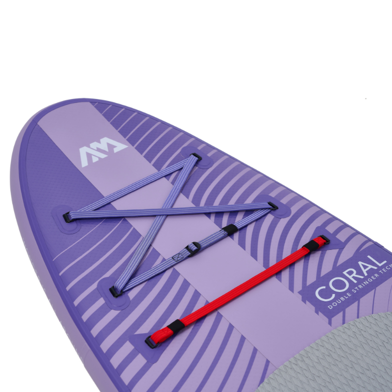Aqua Marina 10’2” Coral 2023 Inflatable Paddle Board All-Around Advanced Night Fade Bungee System