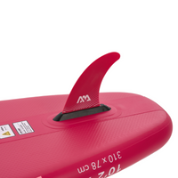 Thumbnail for Aqua Marina 10’2” Coral 2023 Inflatable Paddle Board All-Around Advanced Raspberry center fin