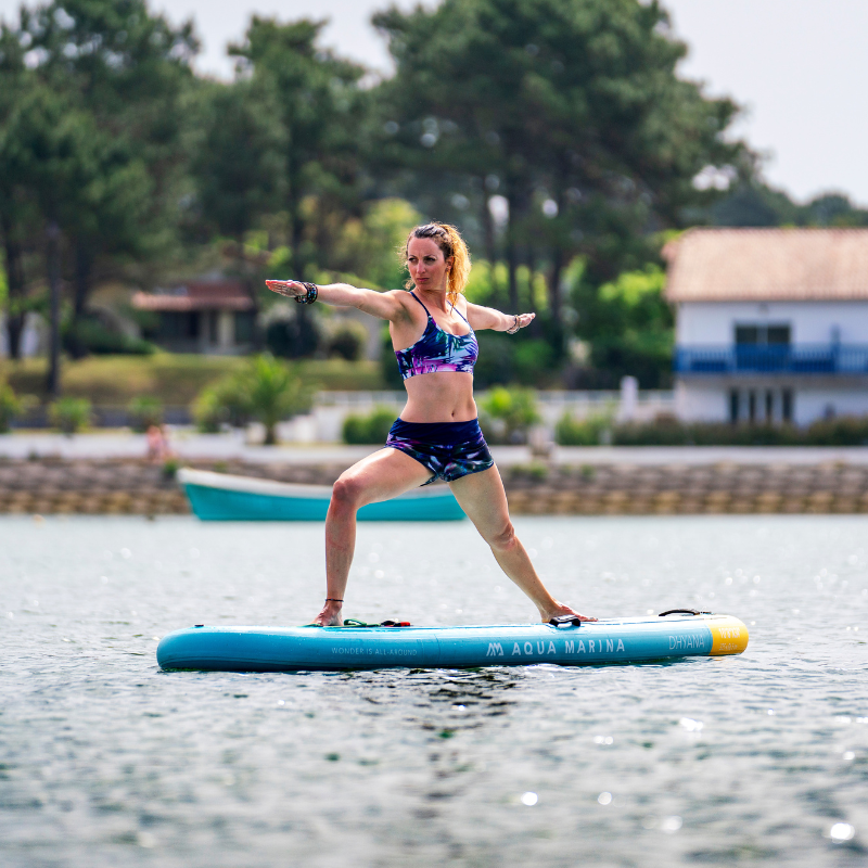Aqua Marina 10’8” Dhyana 2023 Fitness Inflatable SUP lifestyle