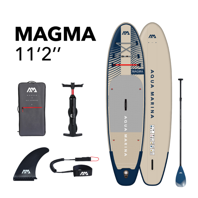 Aqua Marina 11’2” Magma 2023 Inflatable Paddle Board All-Around Advanced package