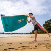 Thumbnail for Aqua Marina 8’2” Peace 2023 Fitness Inflatable Floating Yoga Mat deflated