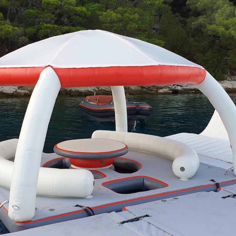 AquaBanas Bana™ Tent Inflatable Water Cover - Good Wave