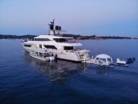 Thumbnail for AquaBanas Floating Party Dock Island Inflatable Platform with Bana Tent - Good Wave