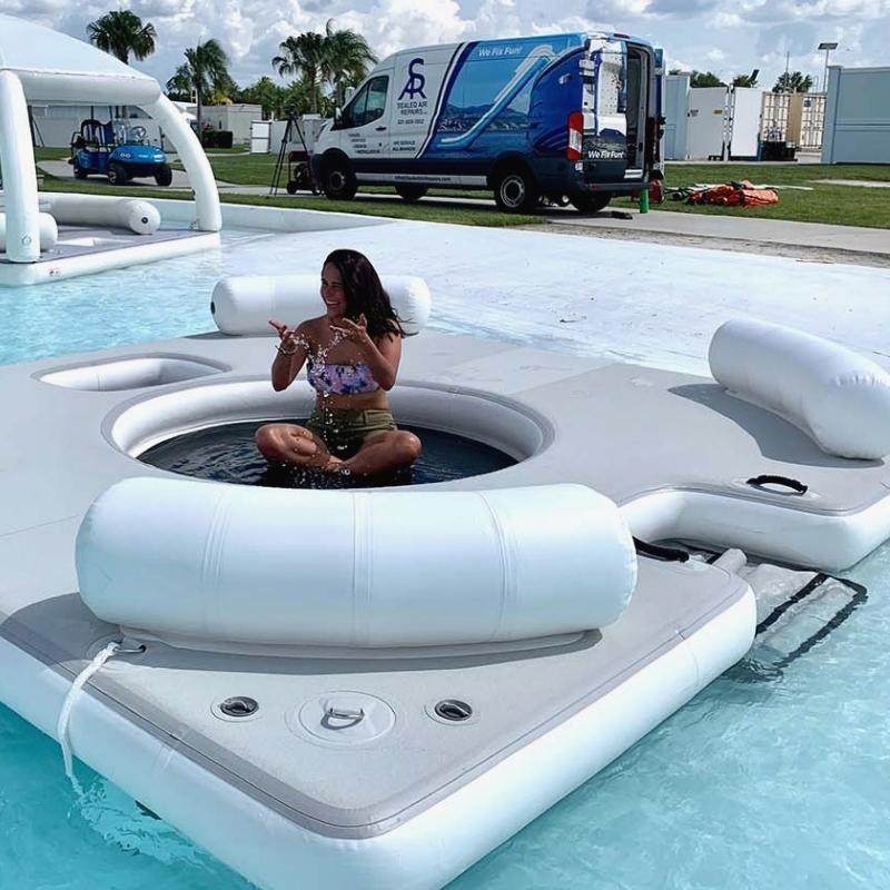 AquaBanas Splash Bana™ Inflatable Platform - Good Wave