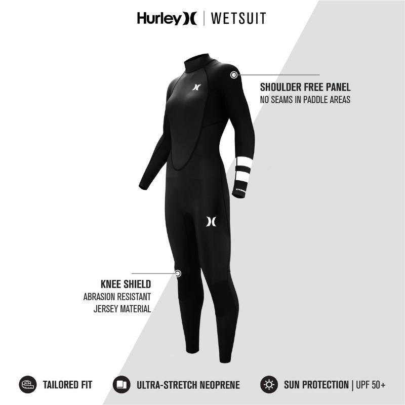 Hurley Fusion Wetsuits Women 302 Back Zip - Good Wave