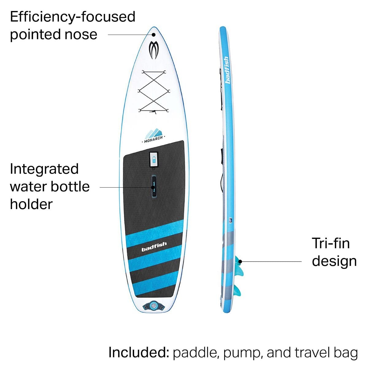 Badfish Monarch Inflatable SUP 11' - Good Wave