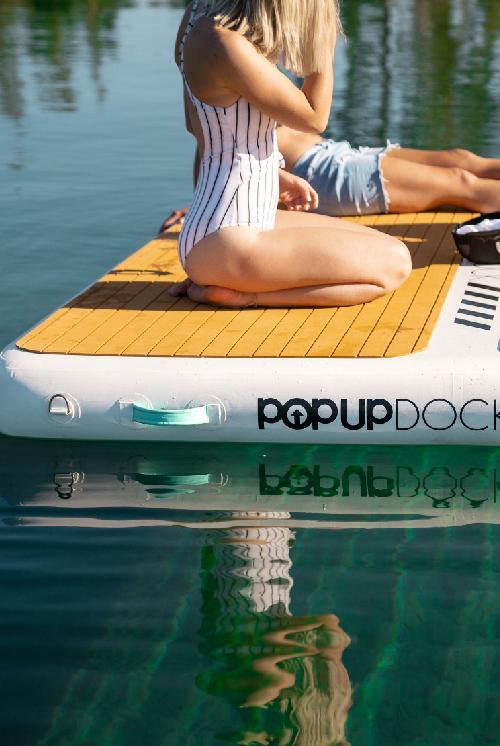 POP Board Co POP Up Plank 8' x 7' Inflatable Platform - Good Wave