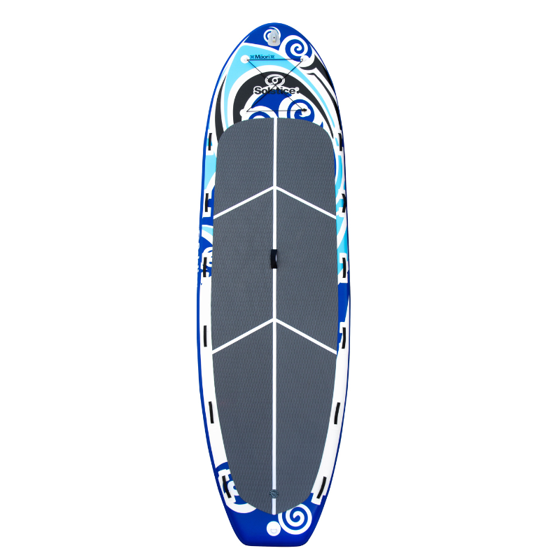 Solstice 16' Maori Giant Inflatable Paddleboard Multi-person SUP with Leash & 4 Paddles