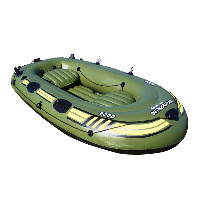 Solstice ‎9' x 4' Outdoorsman 9000 - 4 Person Fishing Inflatable Boat