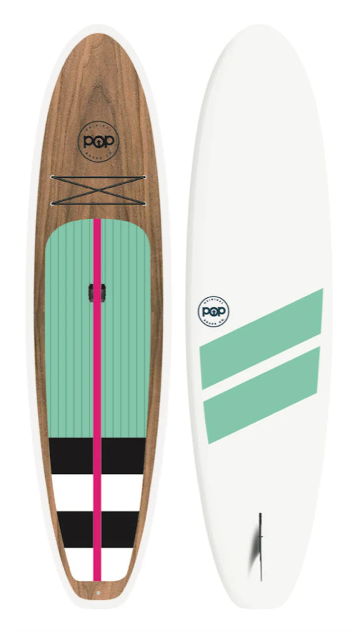 POP Board Co 10’6" Amigo Stand Up Paddle Board SUP - Wood - Good Wave
