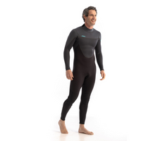 Thumbnail for Jobe Graphite Gray Perth 3/2mm Back Zip Wetsuit Men