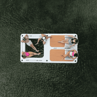Thumbnail for 5 People relaxing on a POP AquaDock 14' × 7' Inflatable Floating Dock Platform