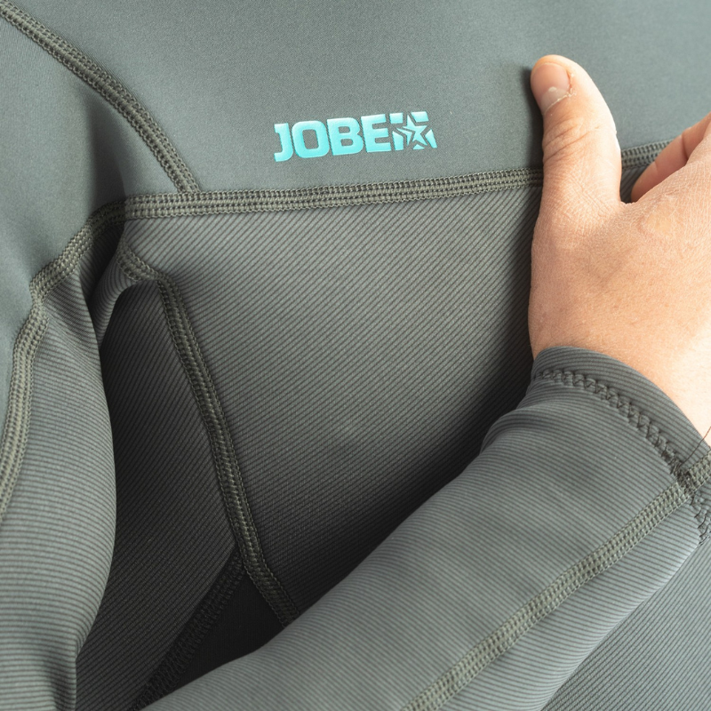 Jobe Perth 3/2mm Back Zip Wetsuit Men - Graphite Gray chest