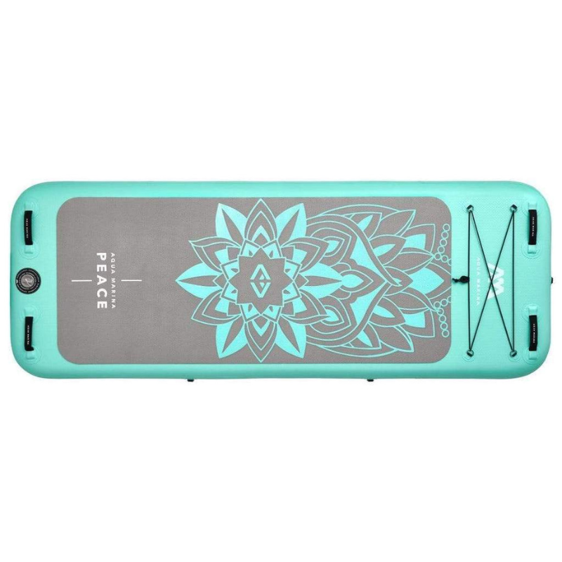 8’2” Peace 2020 Fitness Inflatable Floating Yoga Mat