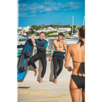 Thumbnail for people wearing Jobe Perth 3/2mm Back Zip graphite grey Wetsuit Men 