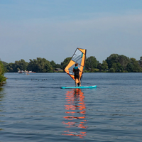 Thumbnail for a man attaching AERO MOHAKA SUP SAIL in an iSUP