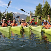 Thumbnail for A Group of People with Bending Branches Whisper 2‑Piece Aluminum Kayak Paddles