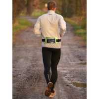 Thumbnail for A Man wearing Seattle Sports E‑Merse NeoBelt Waterproof Phone Case - Green