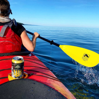 Thumbnail for A Person using Bending Branches Sunrise Glass 2‑Piece Kayak Paddle — Yellow