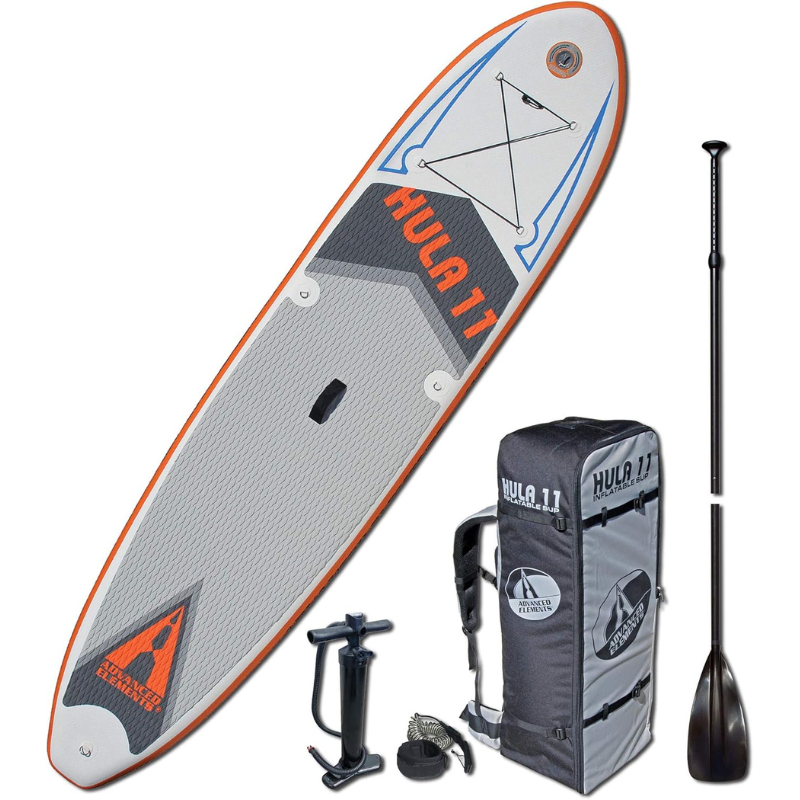 Advanced Elements 11' Hula Inflatable Paddle Board SUP Full Package