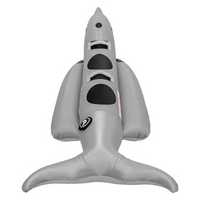 Thumbnail for Airhead 2 Person Inflatable Floating Platform - Dolphin Towable Tube view from behind