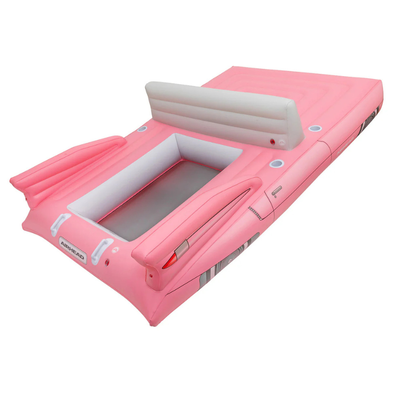 Airhead Classic Cruiser 8 Person Inflatable Lake Float pink