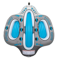 Thumbnail for Airhead Quadra Cruiser Inflatable | 1-4 Rider Towable Tube for Boating