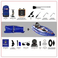 Thumbnail for All Accessories of Funwater DualCast Plus 11' Inflatable Fishing SUP-Yak