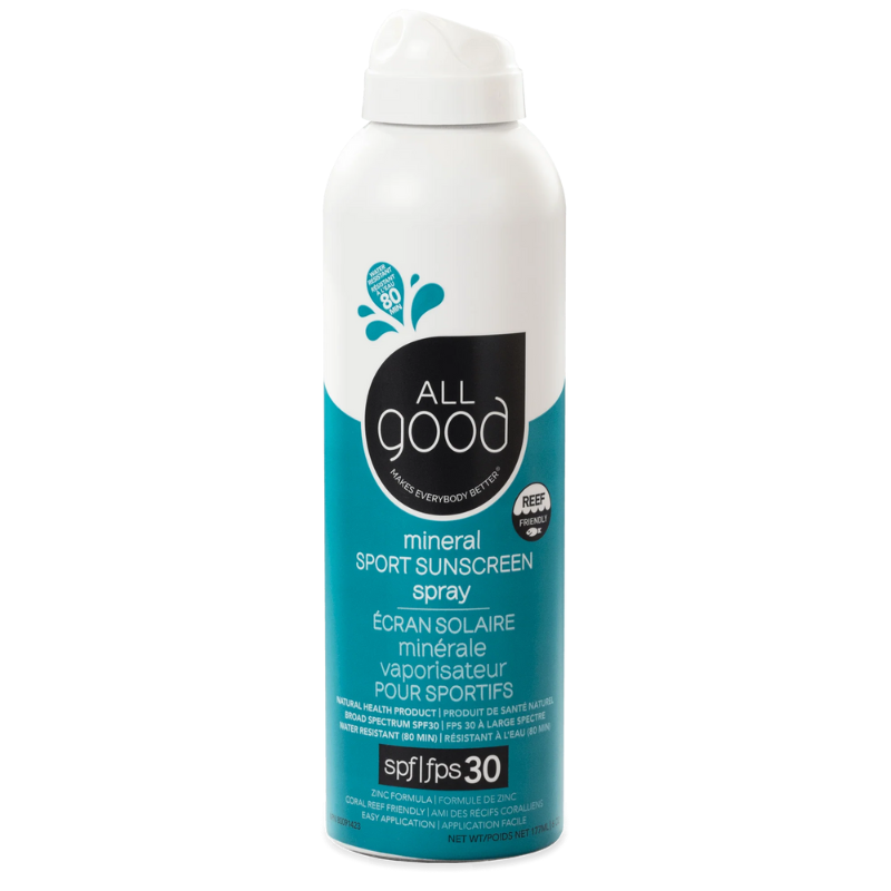 All Good SPF30 Sport 6 oz Mineral Sunscreen Spray
