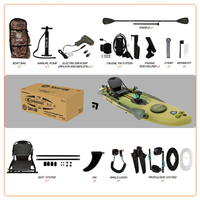 Thumbnail for All accessories in the Funwater Trevally 12' Inflatable SUP-Yak Hybrid Fishing Kayak Package
