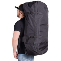 Thumbnail for A man carrying Level Six Level Six Twelve Six 12'6