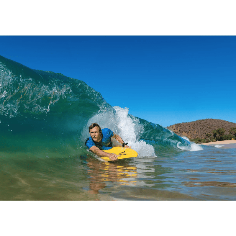 A man surfing with a CBC 42" Elite Bodyboard