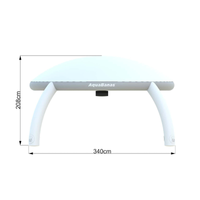 Thumbnail for AquaBanas Bana Tent BT120 Inflatable Water Cover – Tent Only Side View