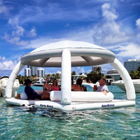 Thumbnail for AquaBanas Bana Tent BT120 Inflatable Water Cover on water