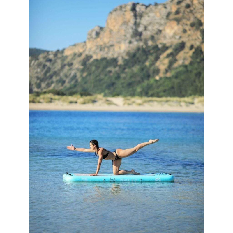 Aqua Marina 8’2” Peace 2020 Fitness Inflatable Floating Mat for Yoga