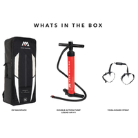 Thumbnail for Aqua Marina 8’2” Peace 2020 Fitness Inflatable Floating Yoga Mat - Whats in the box