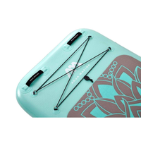 Thumbnail for Aqua Marina 8’2” Peace 2020 Fitness Inflatable Floating Yoga Mat Tail