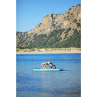 Thumbnail for Aqua Marina 8’2” Peace 2020 Fitness Inflatable Floating Yoga Mat lifestyle picture